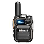 Scienda G388 Global-PTT 4G Two-way Wireless Walkie-talkie Portable Remote Communicator(Gray)