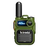 Scienda G388 Global-PTT 4G Two-way Wireless Walkie-talkie Portable Remote Communicator(Green)