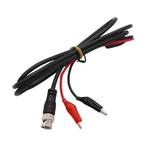 BNC Male To 2 Crocodile Clip Oscilloscope Probe Cable Q9 Signal Test Cable, Length: 1.5m