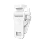 LED Selfie Fill Light Clamp Cell Phone Pocket Fill Light Cold Boot Clip Laptop Tablet External Fixed Holder(White)