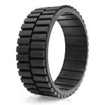 For iRobot Braava 380 / 380T / 320 / Mint 5200 Vacuum Cleaner Rubber Wheel(Black)