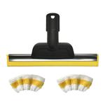 For Karcher SC2 / SC3 / SC4 / SC5 / CTK10 / CTK20 Steam Cleaner Glass Mirror Cleaning Nozzle Wiper Accessories 2.863-025.0, Style: 1 Scraper+2 Covers