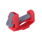 For Dyson V6 / V7 / V8 / V10 / V11 / V12 / V15 Vacuum Cleaner Switch Carabiner Holder(A Model Red Body Gray Key)