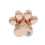 Smart Watch Universal Cats Paw Shape Band Decorative Ring Metal Accessories(Rose Gold)