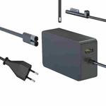For Microsoft Surface Laptop 65W 15V 4A Fast Charger With 5V 1A  USB-A Port AC Adapter EU Plug