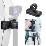 AMagisn Selfie Stick Hanger Action Camera Backpack Quick Attachment for Insta360 / DJI / GoPro(Black)