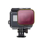 For GoPro 5/6 PGYTECH Deep Diving Snorkeling Filter Waterproof Case(Red)