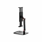 2-session Phone Tablet Monitor Desktop Stand Height and Angle Adjustable Bracket for Screen Within 17.3 Inch