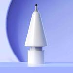 For Apple Pencil 2 / 1 Elastic Tip Soft Probe Silent Replacement Nib, Spec: 4B White