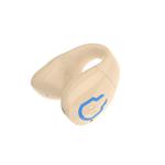 Bluetooth Earpiece Single Ear Clip-On Non-Intrusive Design Sports Headphones for Running(Skin)