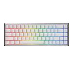 Ajazz ALUX68 MAX RGB Single Wired DIY Magnetic Shaft Mechanical Keyboard, Color: White