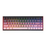 Ajazz ALUX68 MAX RGB Single Wired DIY Magnetic Shaft Mechanical Keyboard, Color: Gradient Pink