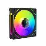 Prism 4RRO Computer Case Fan 12cm ARGB Sync PWM Quiet Cooling Fan(Reverse Black Frame)