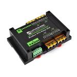 Waveshare Guide-Type 4-Way RS485 High-Current Relay Module, Modbus RTU Protocol(30461)