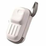 Summer Hanging Neck Small Fan Bag Organizer Box Outdoor Travel Portable Folding Fan Bag(Beige)