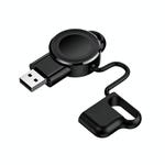 For Apple Watch 1/2/3/4/5/6/7/8/9/10/SE Magnetic Wireless Charger Mini Portable Smart Charger(Black)