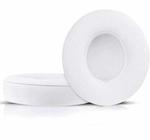 For Beats Solo3 / Solo2 Headphones Ear Pads Sponge Cover, Spec: Wired White