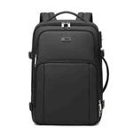 Wiersaam Men Anti-Theft Business Laptop Backpack 15.6 Inch Computer Bag With USB & Type-C Charging Ports(Black)