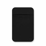 Elastic Lycra Phone Back Sticker Card Holder Secure Card Pocket with No Residue Removal(Black)