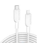 ANKER MFi Type-C To 8Pin Fast Charging Braided Cable, Color: 0.9m White
