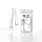 Cell Phone Waterproof Bag IPX8 30m Waterproof Touch Screen Phone Case Sports Outdoor Waterproof Bag, Color: Without Armband ( White )