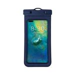 Mobile Phone Waterproof Bag With Touch Screen Universal Outdoor Swimming Diving Phone Waterproof Case(藏青色)