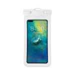 Mobile Phone Waterproof Bag With Touch Screen Universal Outdoor Swimming Diving Phone Waterproof Case(白色)