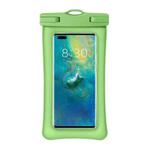 TPU Dual Airbag Floating Mobile Phone Waterproof Bag Anti-sinking Diving Swimming Phone Waterproof Pouch(Green)