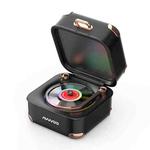 AVWOO A17 Mini Colorful Light Retro Gramophone Bluetooth Speaker(Black)