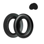 2pcs For Sennheiser HD545 / HD565 / HD580 / HD600 / HD650 Earphone Cover Sponge Earmuffs With Tuning Foam, Material: Protein Leather