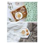 57 x 87cm Double-sided 3D Pattern Photography Background Paper Props(13 Morning Coffee)