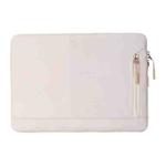 Universal For 15/15.4/15.6 inch Laptop Bag Women Portable Computer Bag For IPad Protective Case (Beige)