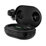 Elderly Hearing Aids Invisible Sound Amplifier Noise Reduction Collector With Digital Display Charging Compartment(Black)