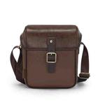 Cwatcun D185 Medium Shoulder Leisure Camera Bag Vintage PU Waterproof Micro SLR Camera Storage Bag(Brown)