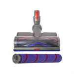 Adjustable Suction Floor Brush for Dyson V7 / V8 / V10 / V11 / V15 / G5 Vacuum Cleaners, Spec: Direct Drive Head+Soft Roller Set