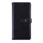 For Nokia 230 4G (2024) Crocodile Pattern Leather Wallet Case – Flip Cover with Card Slots & Cash Pocket(Black)