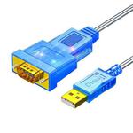 DTECH  DT-5011 USB 2.0 to RS232 Serial Adapter Cable, FT232 & ZT213 Dual-Chip with LED Indicator, Length: 3m