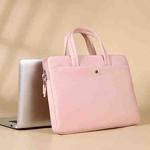 13-13.3inch Universal Laptop Bag Women Lightweight Gaming Computer Bag, Color: Pink