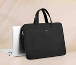 15-15.6inch Universal Laptop Bag Briefcase Multifunctional Shockproof Computer Bag, Color: Black