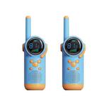 D22 1pair Children Handheld Wireless Walkie Talkie Parent-Child Outdoor Wireless Talking Toys(Blue+Blue)