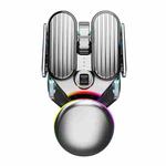 IMICE T800 Rechargeable Bluetooth Dual Mode Wireless Gaming Mice RGB Lighting Plating Mouse(Black)