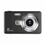 Q12 4K Pixel High Definition Digital Camera Portable Mini Photo Card Camera CCD(Black)