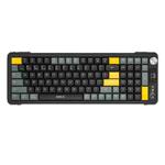IMICE AN-800 Wireless Bluetooth Dual Mode Scissor Foot Structure Silent Keyboard(Black Gray Orange)