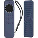 For Apple TV Siri Remote 2 / 3 AhaStyle PT167 Remote Control Silicone Protective Case(Blue)
