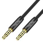 VegGieg 3.5mm Male To Male Aux Audio Cable Phone Computer Car Earphone Listening Audio Connection Cable, Length: 2m(Black)