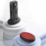 For Insta360 X5 / X4 aMagisn Silicone Base Desktop Stand Car Dashboard Holder(Black)