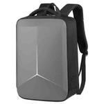 15.6-16.6 Inch Hard Shell Laptop Backpack with USB+Type-C Charging Ports Unisex Anti-Theft  Business Travel Bag Gray