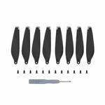 For DJI Mini 3 Drone 8pcs /Set 6030F Propeller Blades Low Noise Wings With Screwdrivers, Color: Silver Tip