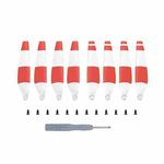 For DJI Mini 3 Drone 8pcs /Set 6030F Propeller Blades Low Noise Wings With Screwdrivers, Color: Red 