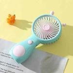 Cute Small Snail Handheld USB Rechargeable Fan Portable Mini Compact Pocket Fan(Blue)
